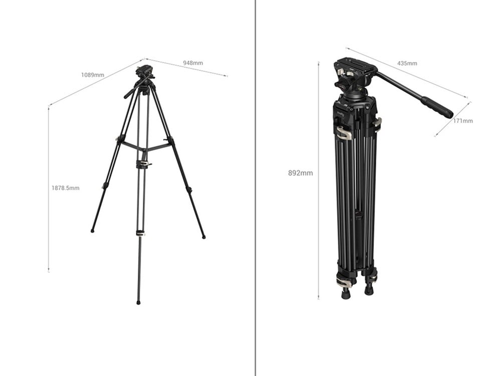 SmallRig 3751 AD-01 Video Tripodu