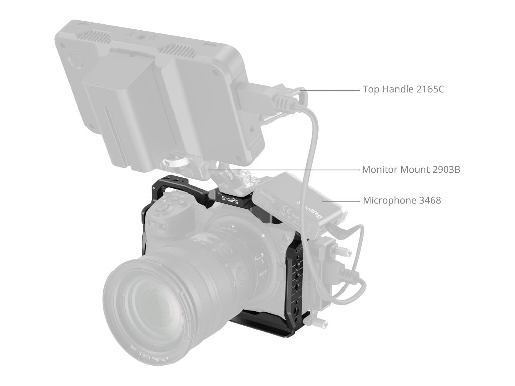 SmallRig 4519 Nikon Z6 III Uyumlu Kamera Kafesi