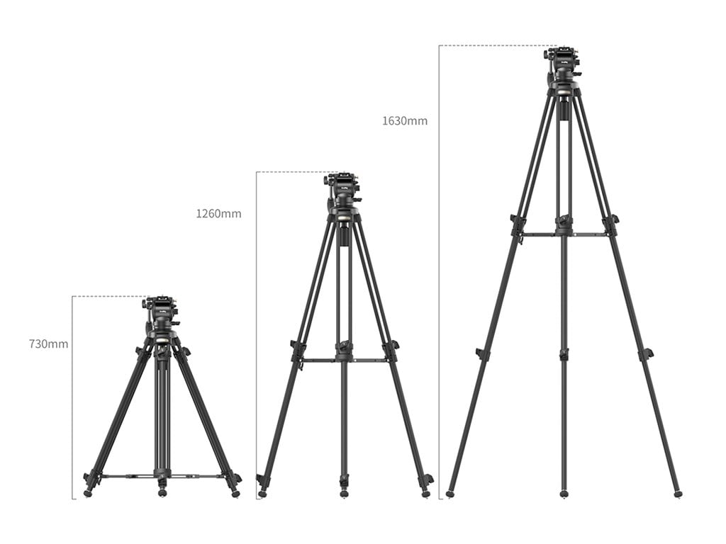 SmallRig 4685 AD-50 Karbon Fiber 6kg Taşıma Kapasiteli Video Tripodu