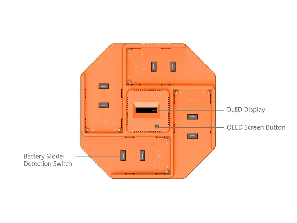 SmallRig 4834 NP-F970 Sony 4 lü Şarj Cihazı ve 4 Adet Batarya Kiti
