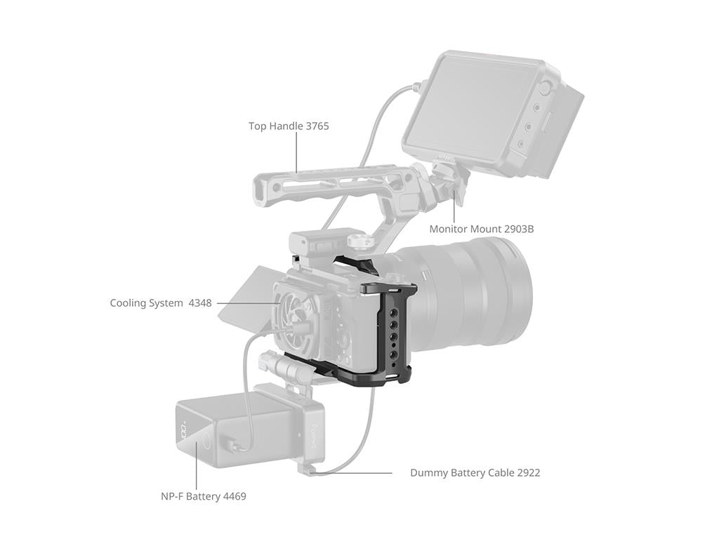SmallRig 4867 Sony ZV-E10 II için Kafes Kiti