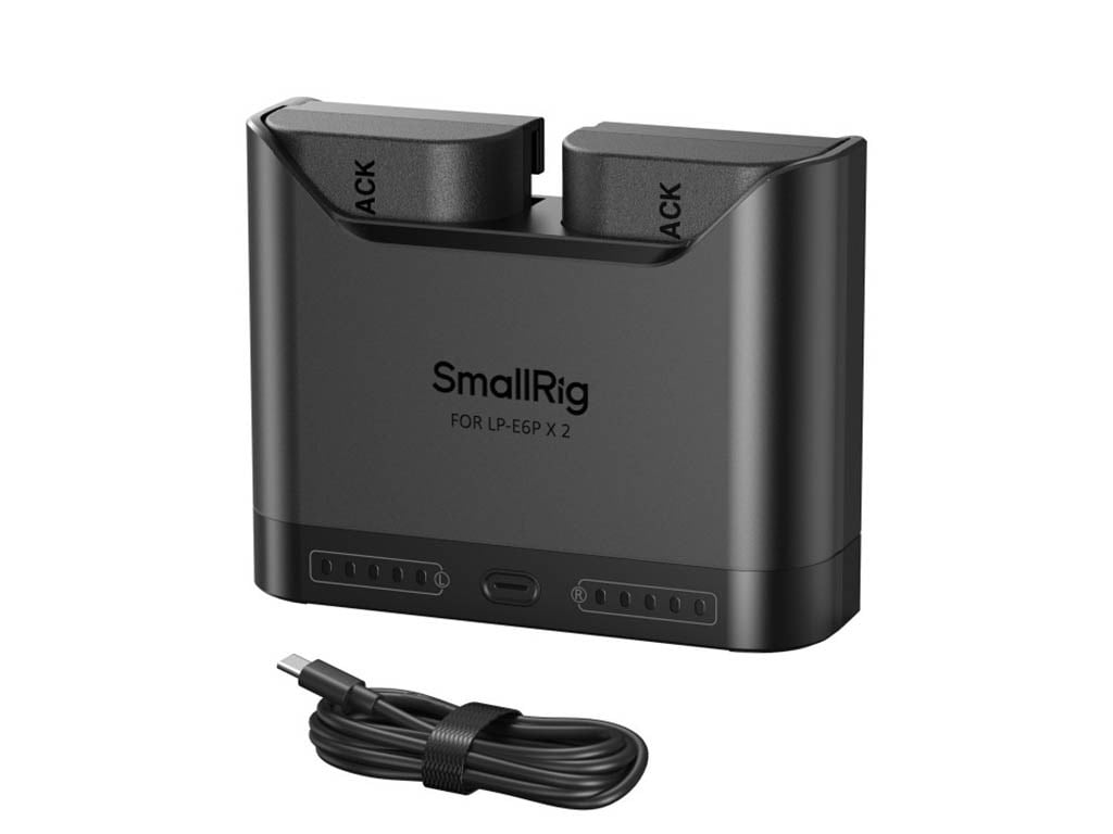 SmallRig 5485 Canon LP-E6P Turbo Hızlı 2 Batarya + Şarj Kiti