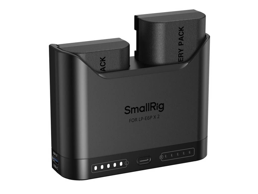 SmallRig 5485 Canon LP-E6P Turbo Hızlı 2 Batarya + Şarj Kiti