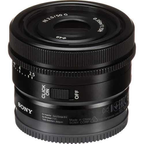 Sony FE 50mm f/2.5 G Lens