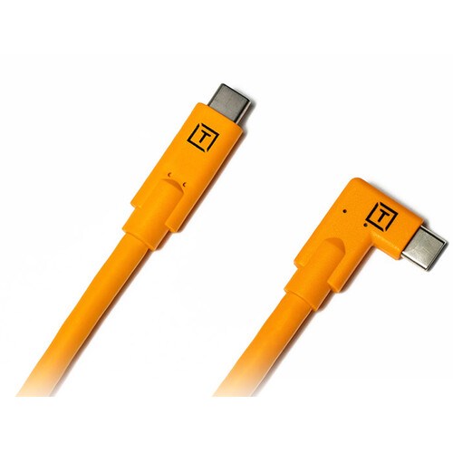 Tether Tools TetherPro USB Type-C Male to USB Type-C Male Cable (15, Orange)