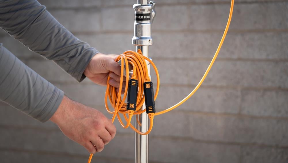 TetherGuard LeverLock & Cable Kit, USB-C to USB-C, 31 (9.4m), Straight to Right