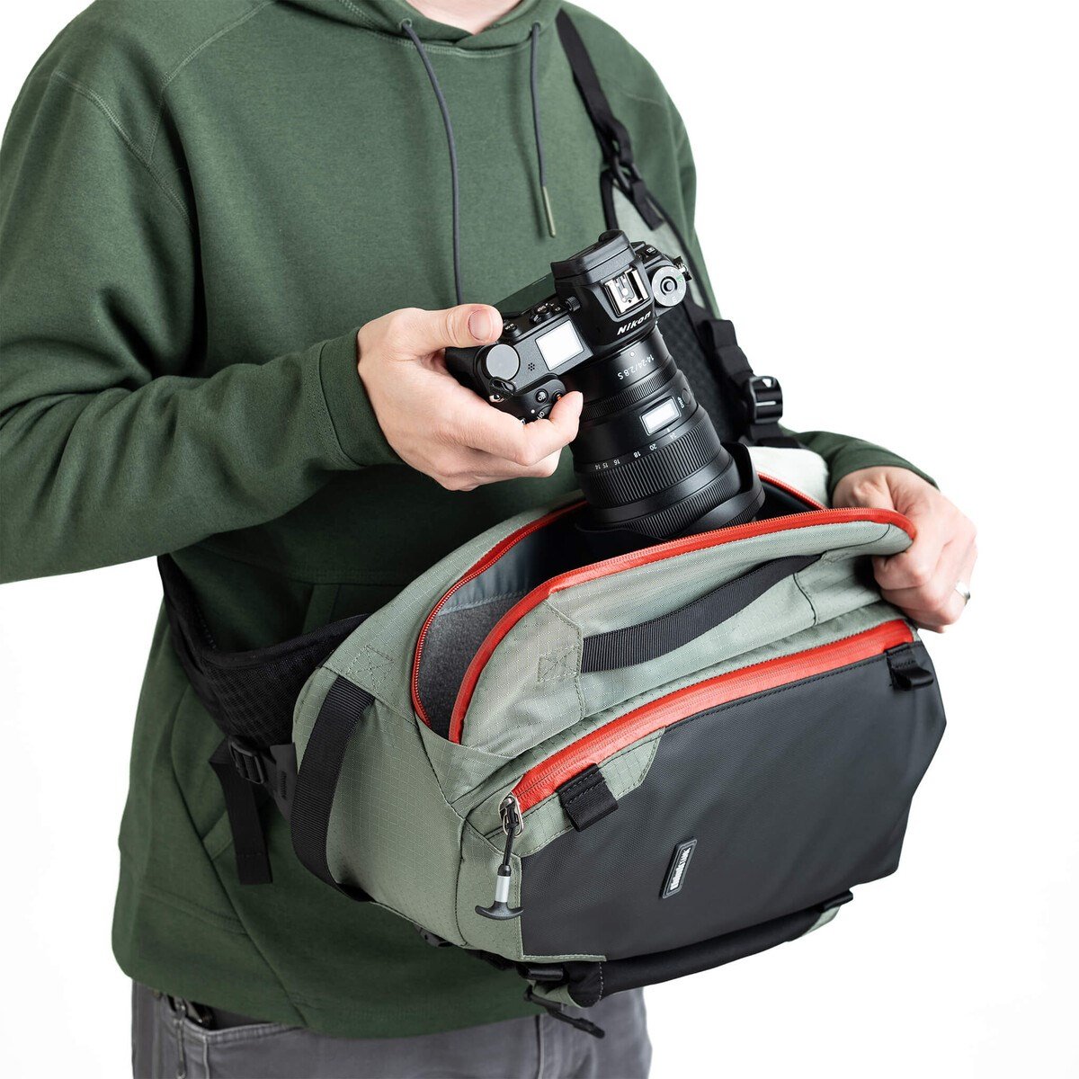 Think Tank PhotoCross 11L Kamera Sling Çantası (Sage)