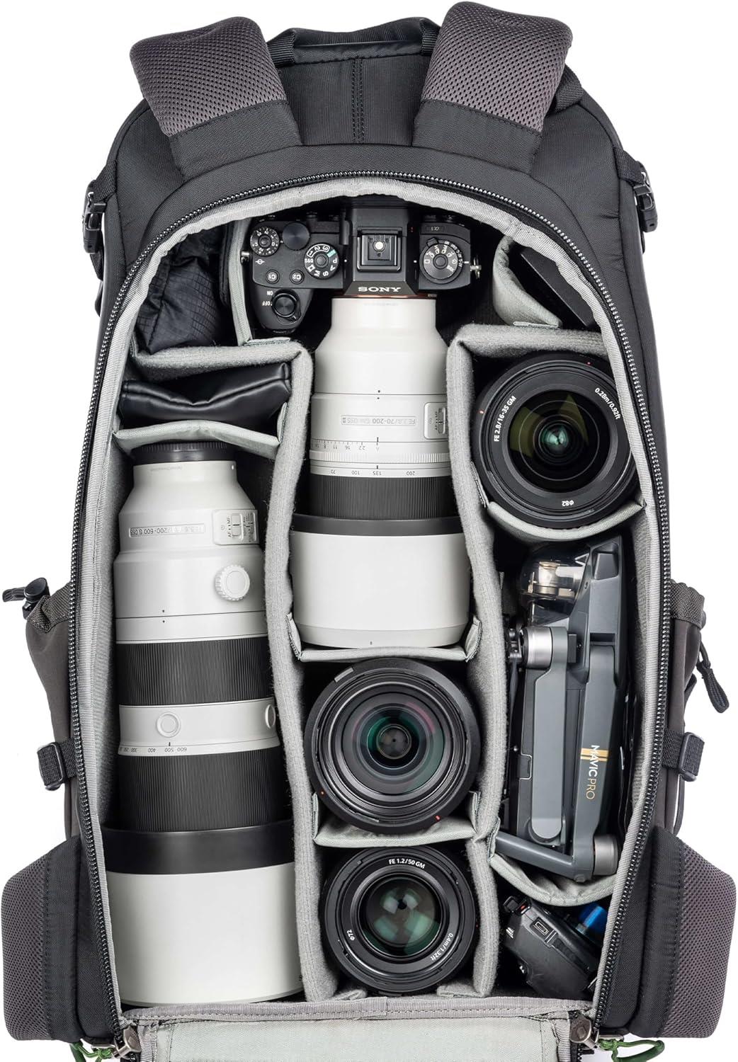 ThinkTank MindShift BackLight® 36L Sırt Çantası (Slate Black)