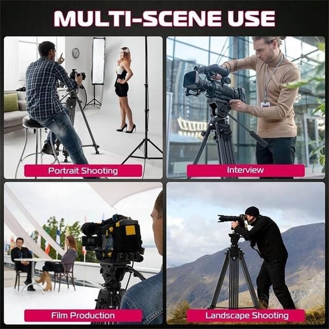 Ulanzi MT-81 Alüminyum 360° Ball Head Kafa Video Tripod