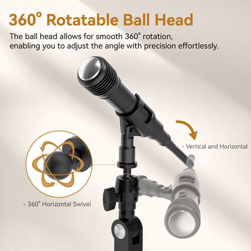 Ulanzi TM01 Boom Arm Mikrofon Masa Standı T046GBA1
