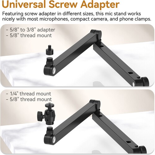 Ulanzi TM01 Boom Arm Mikrofon Masa Standı T046GBA1