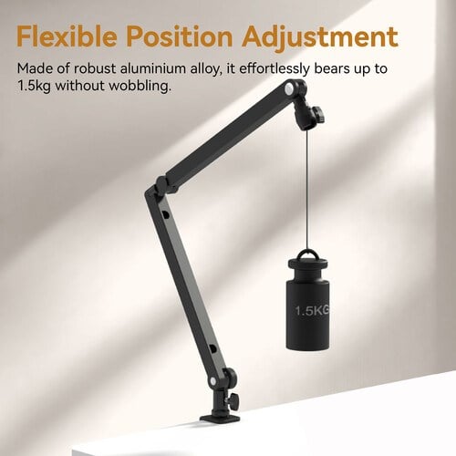 Ulanzi TM01 Boom Arm Mikrofon Masa Standı T046GBA1