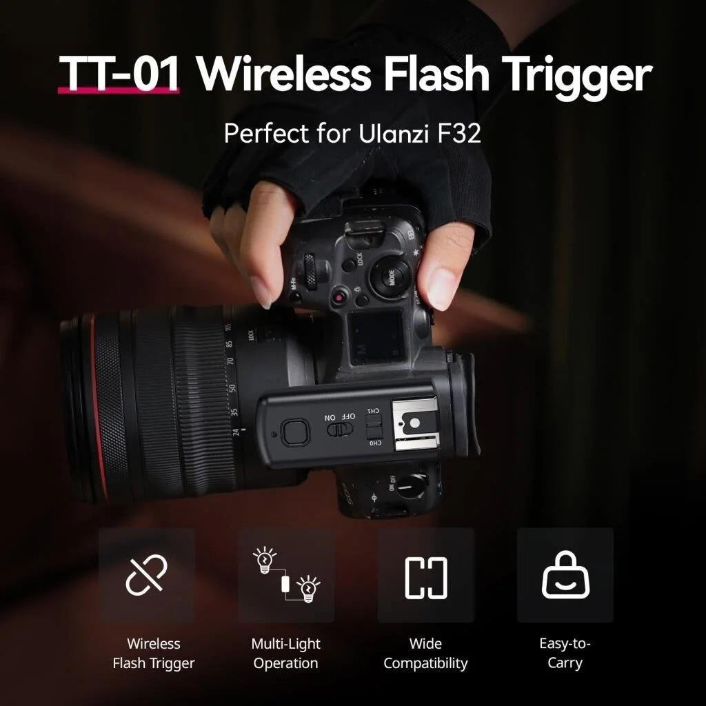 Ulanzi TT-01 Kablosuz Flaş Tetikleyici L002