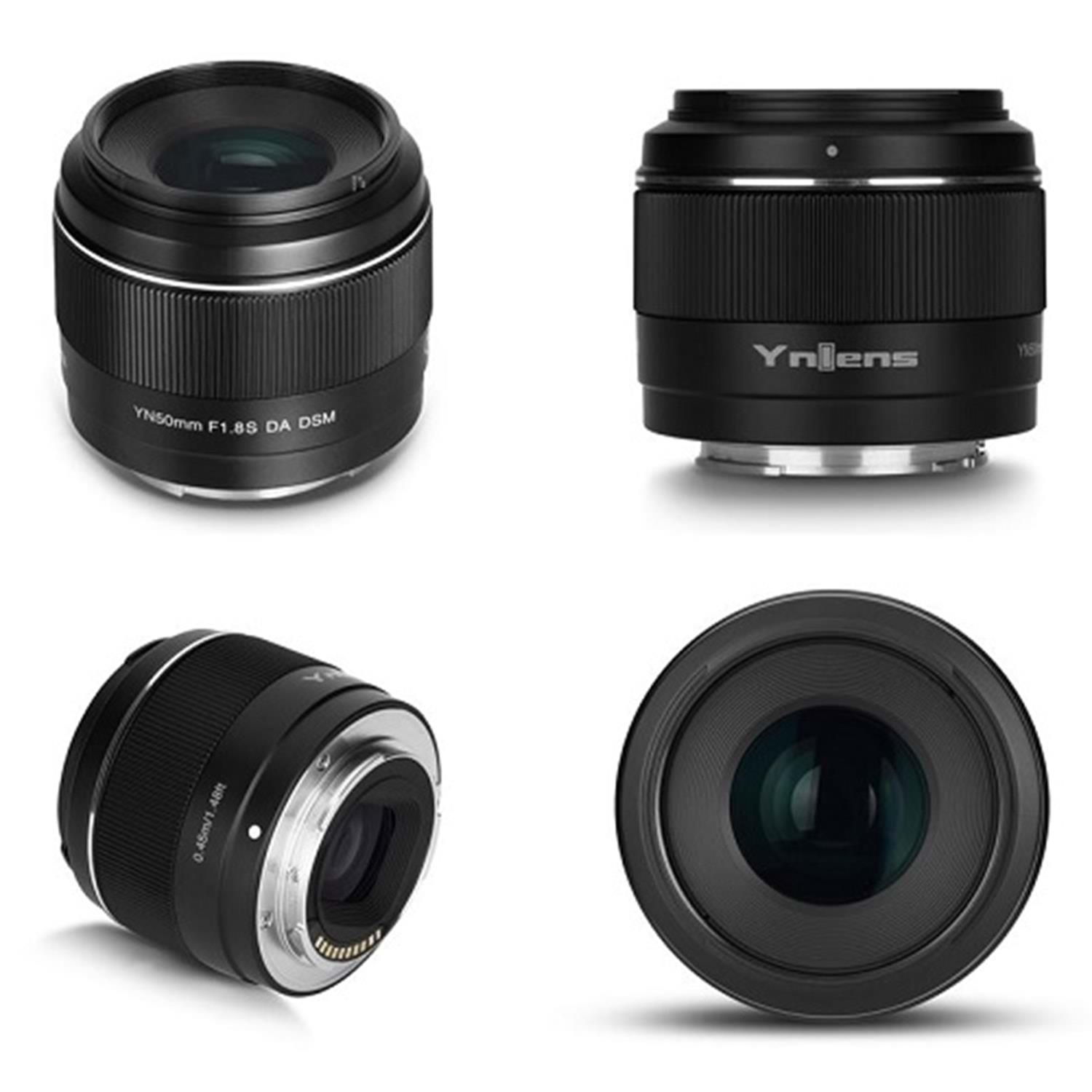 Yongnuo 50mm F/1.8 S DA DSM APS-C Sony E Mount Uyumlu Otofokus Prime Lens