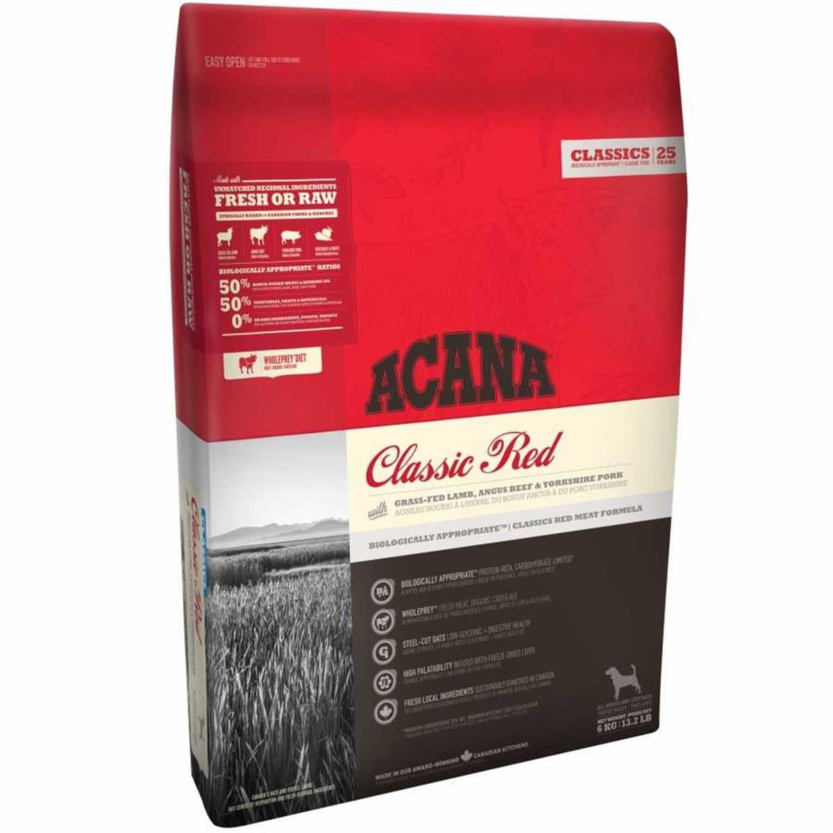 Acana Classic Red Kuzu Etli Yetişkin Köpek Maması 14,5 Kg
