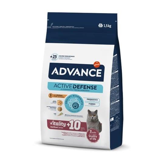 Advance Sterilised Senior +10 Tavuklu Kısırlaştırılmış Yaşlı Kedi Maması 1.5 KG
