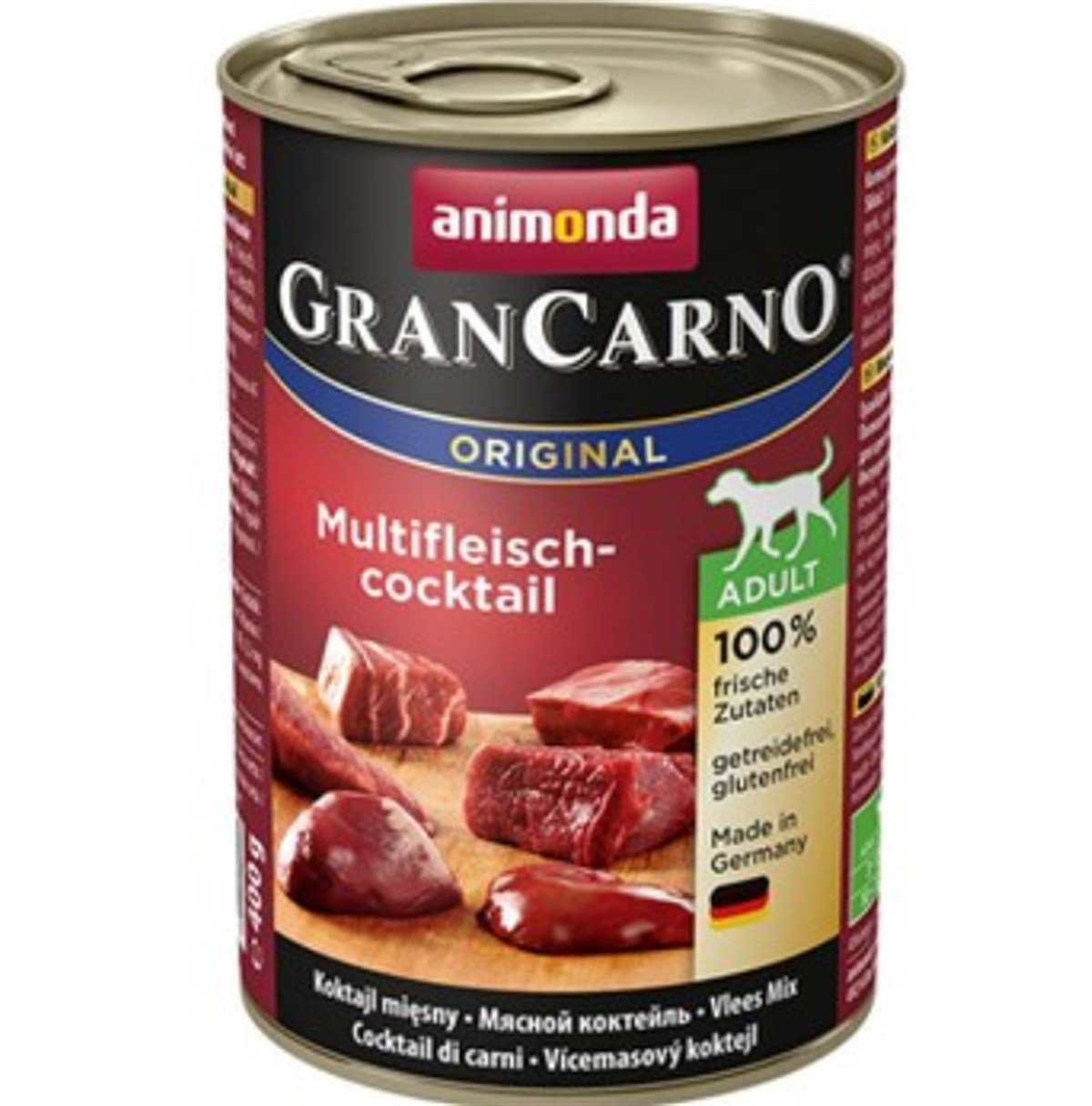 Animonda Gran Carno Karışık Etli Konserve Yetişkin Köpek Maması 400 G
