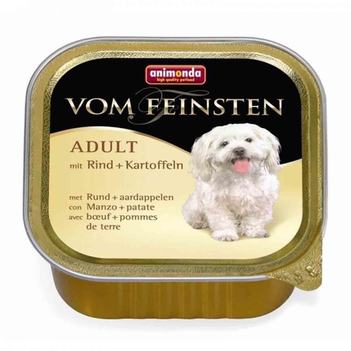 Animonda Vom Feinsten Sığır Eti Patatesli Köpek Konservesi 150 Gr