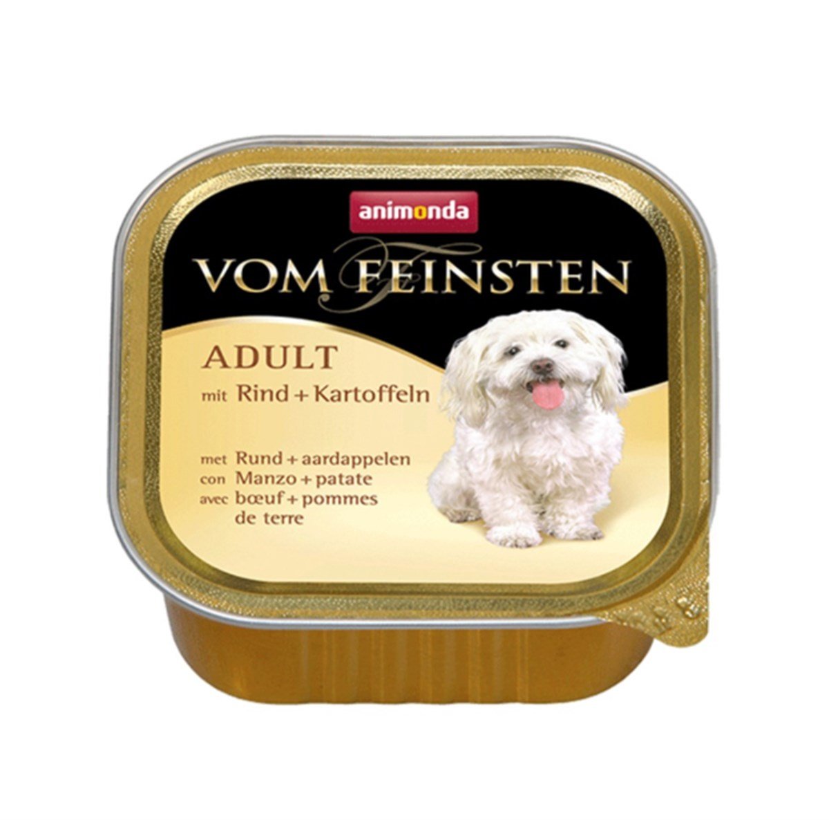 Animonda Vom Feinsten Sığır Etli ve Patatesli Konserve Yetişkin Köpek Maması 150 G