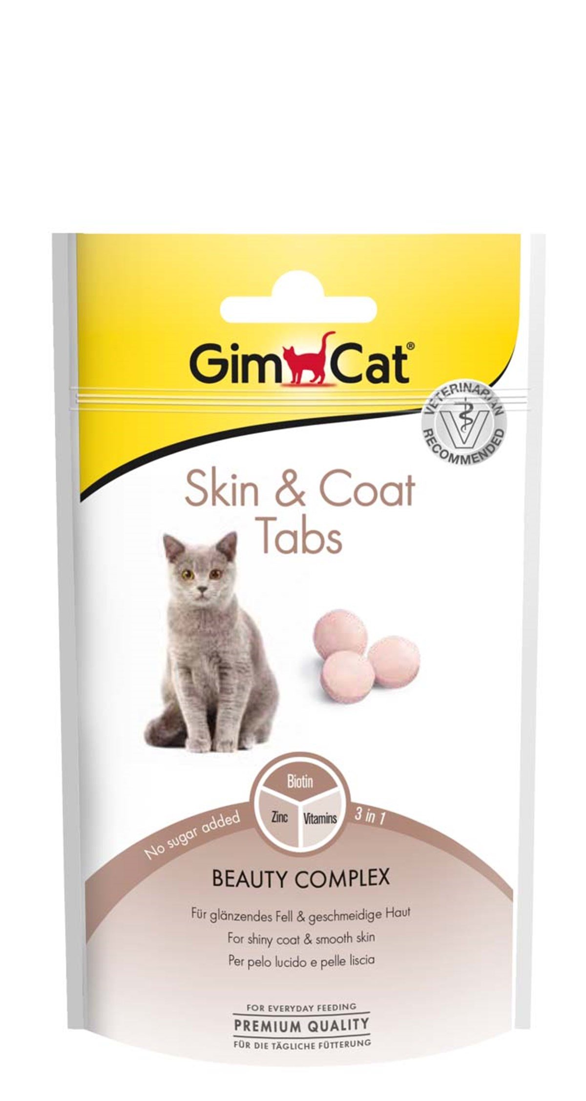 Gimcat Skin & Coat Tabs Kedi Ödül Tableti 40 Gr