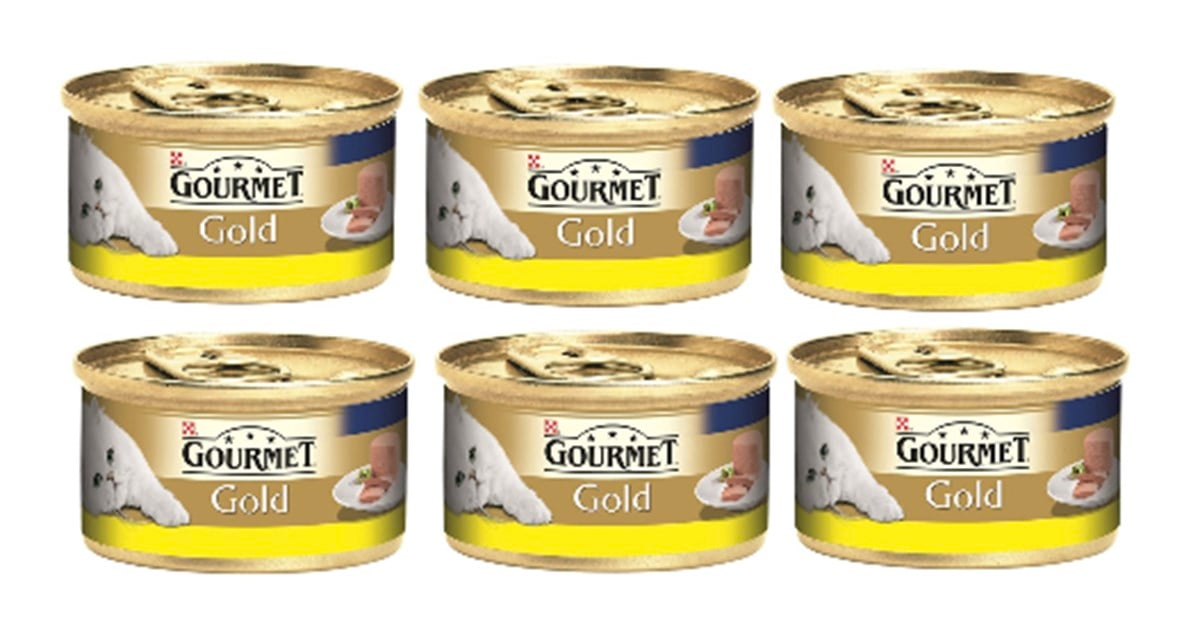 Gourmet Gold Kıyılmış Tavuklu Konserve Yetişkin Kedi Maması 6 x 85 G