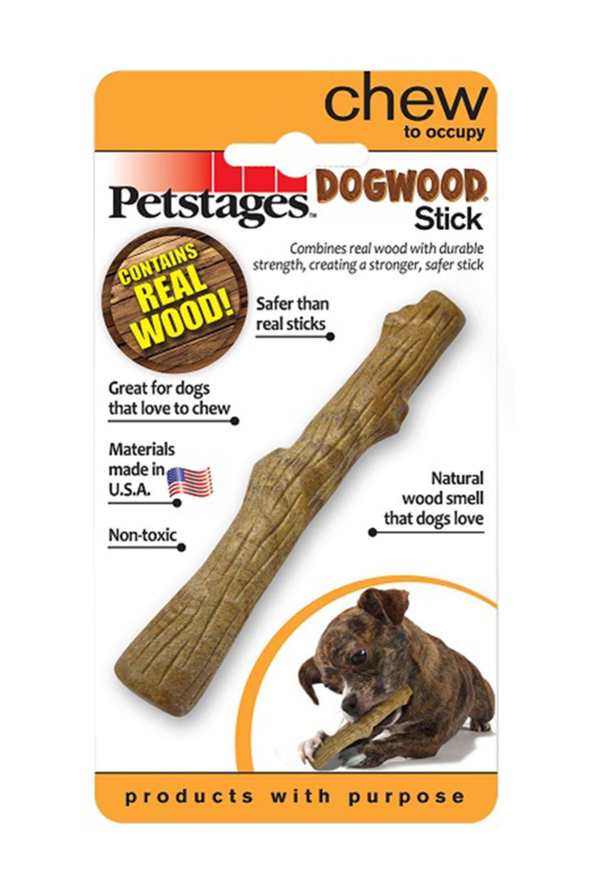 Petstages Durable Sticks Ağaç Dalı Şeklinde Oyun Kemiği Mini