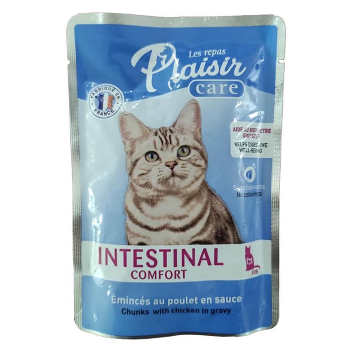 Plaisir Care İntestinal Comfort Tavuklu Hassas Kediler Pouch Yaş Kedi Maması 85 Gr