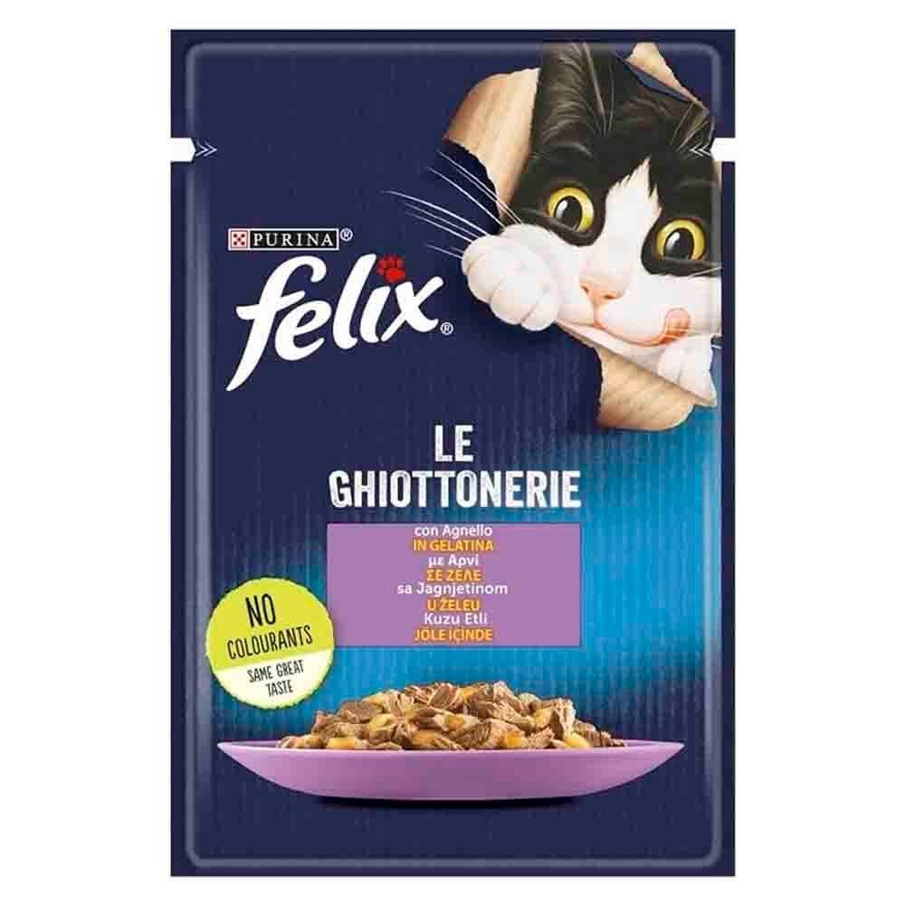 Purina Felix Kuzu Etli Pouch Yaş Mama Kedi Konservesi 85 Gr
