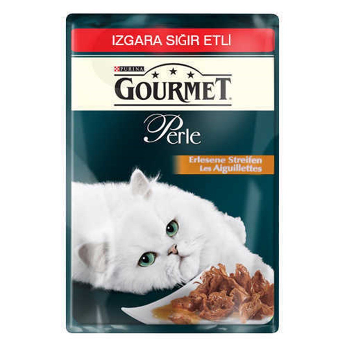 Purina Gourmet Perle Izgara Sığır Etli Pouch Yetişkin Kedi Yaş Maması 85 G