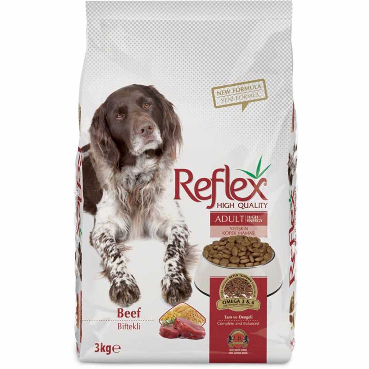 Reflex High Energy Biftekli Yüksek Enerji Köpek Maması 3 Kg