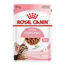 Royal Canin Kitten Sterilised Gravy Pouch Yavru Kedi Yaş Maması 85 Gr