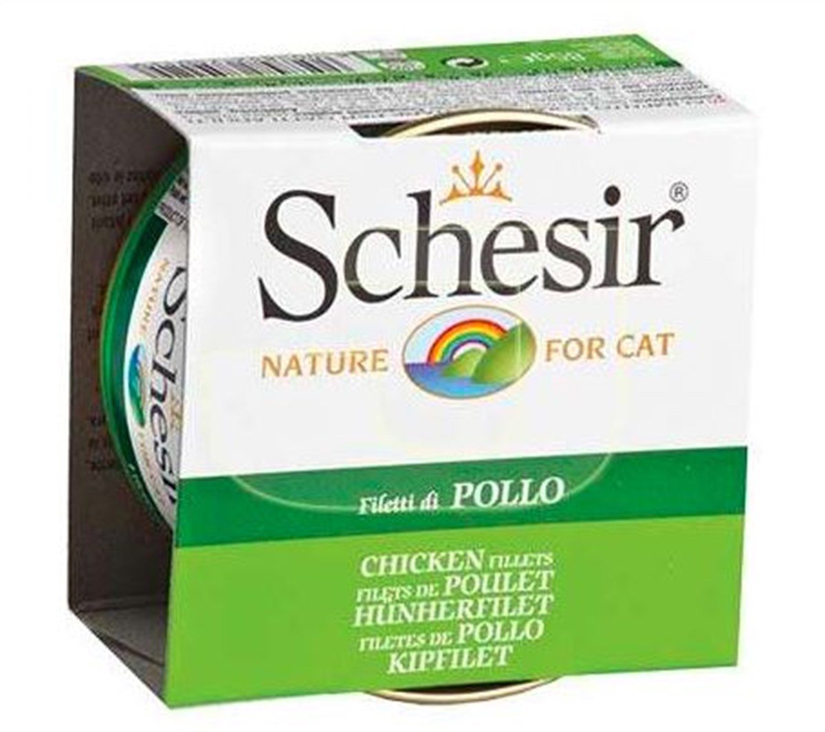 Schesir Tavuk Fileto Etli Konserve Yetişkin Kedi Maması 85 G