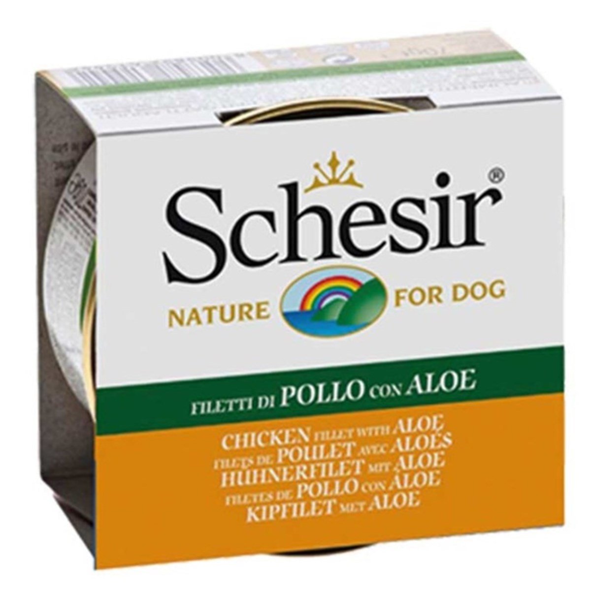 Schesir Tavuklu ve Aloe Veralı Konserve Yetişkin Köpek Maması 150 G