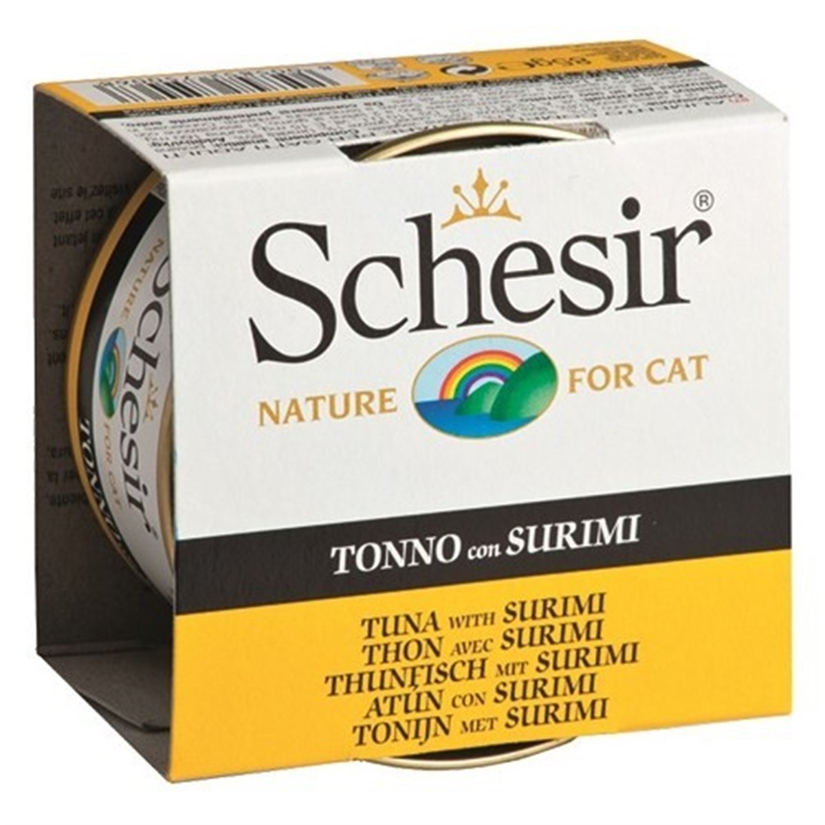 Schesir Ton Balıklı ve Surimi Jelly Konserve Yetişkin Kedi Maması 85 G