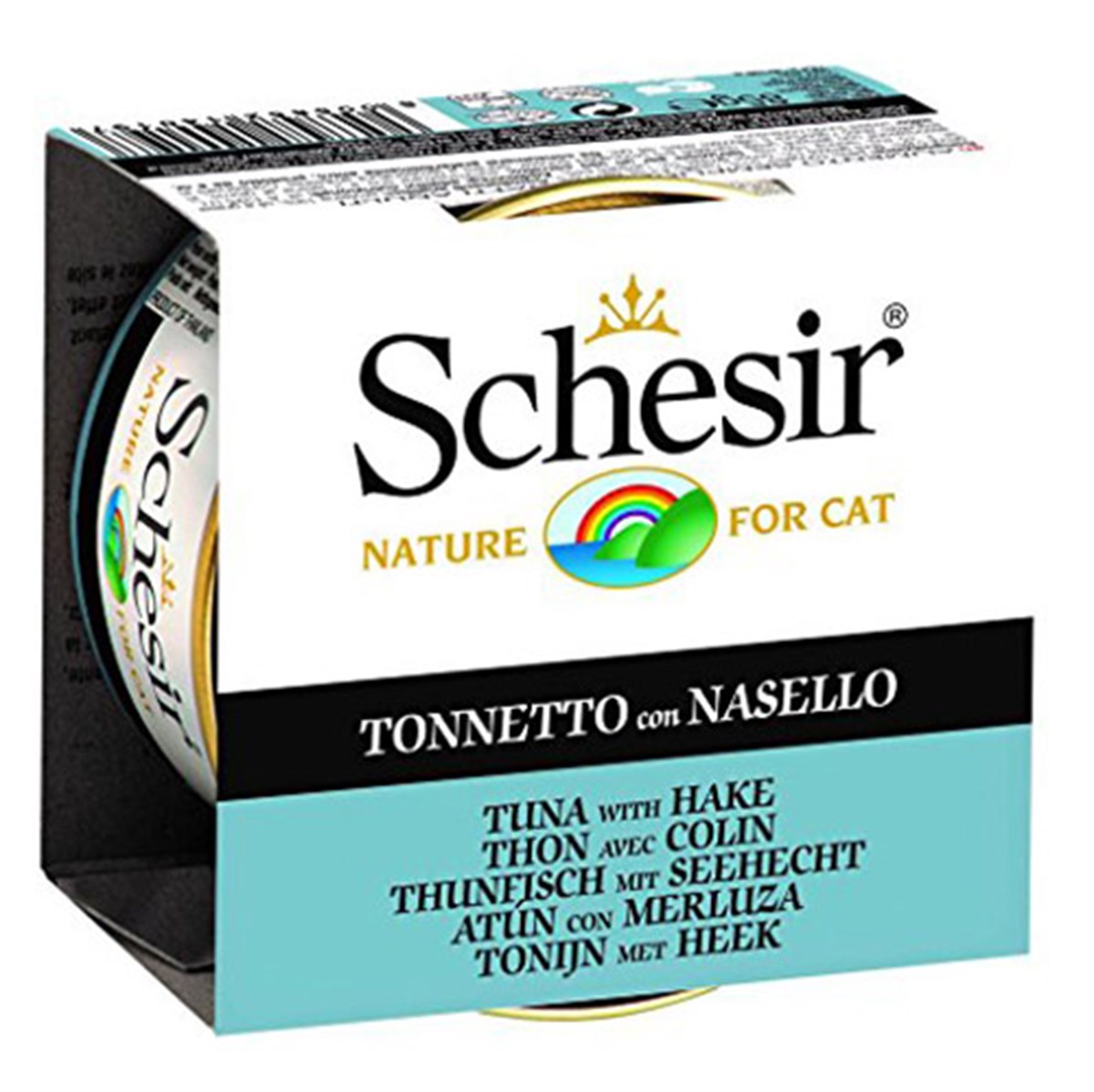 Schesir Tuna ve Barlam Balıklı Konserve Yetişkin Kedi Maması 85 G