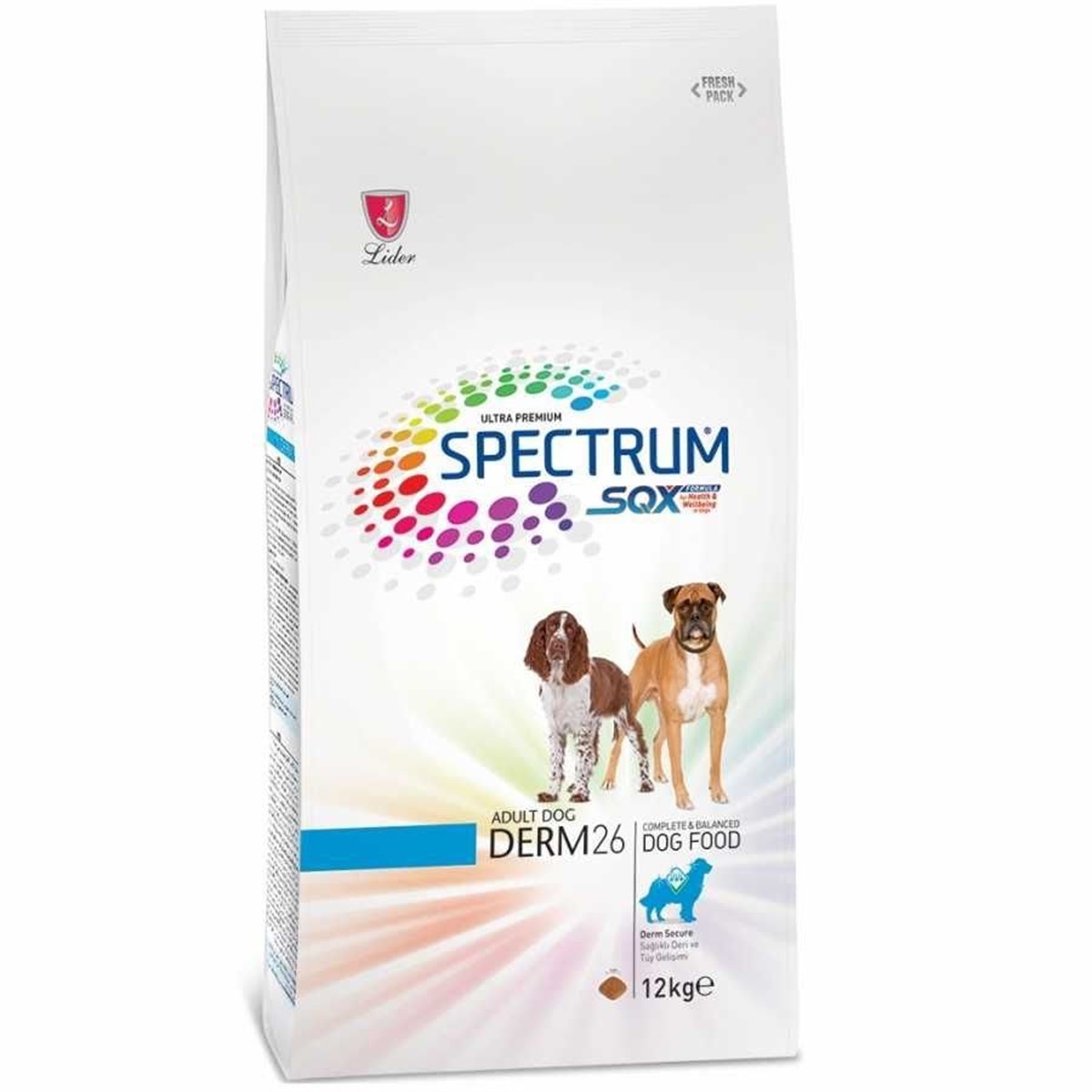 Spectrum Derm 26 Deri ve Tüy Sağlığı İçin Yetişkin Köpek Maması 12 Kg