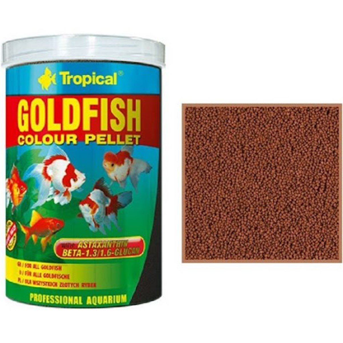 Tropical Goldfish Colour Pellet 36 Gr 100 Ml