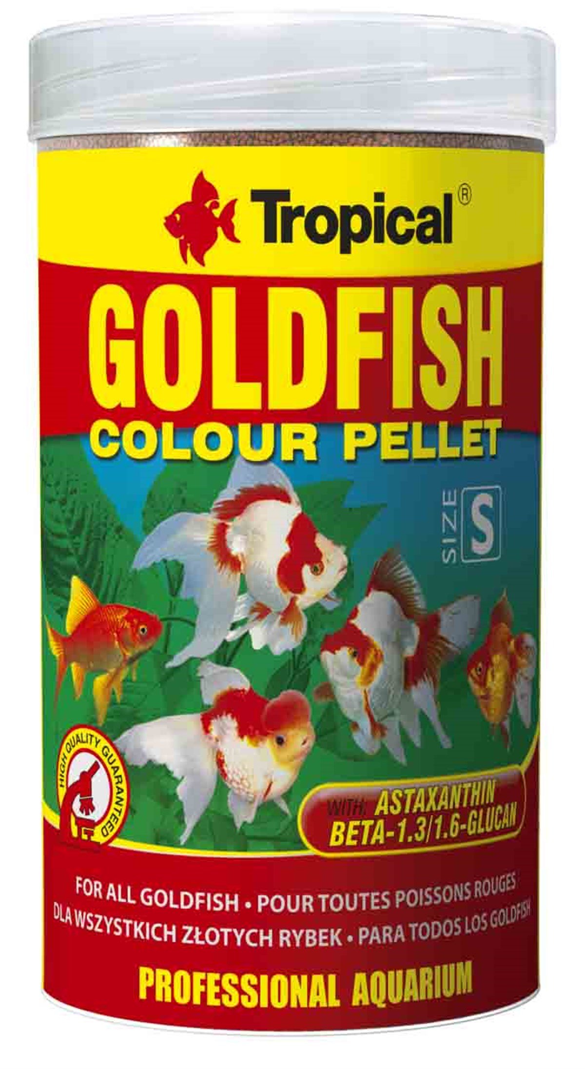 Tropical Goldfish Colour Pellet-S-110 Gr 250 Ml