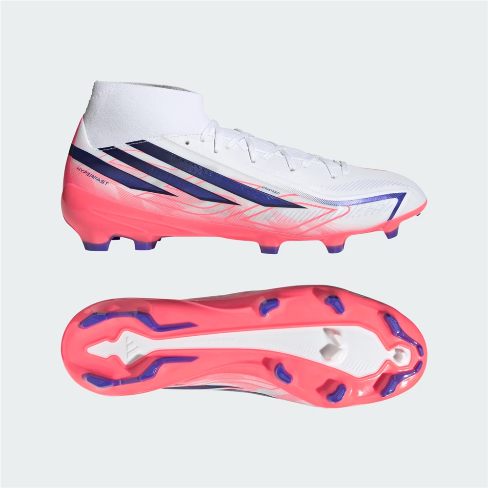 Adidas F50 Hyperfast League Mid Fg Beyaz Pembe Renk BEYAZ PEMBE