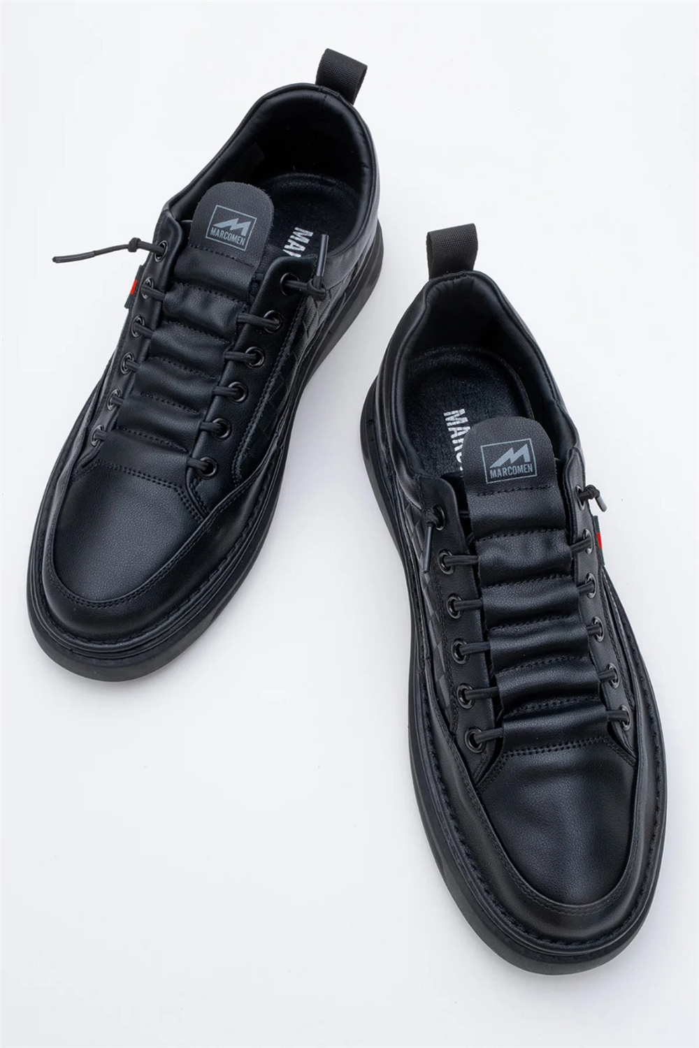 Marcomen 152-19039 Deri Sneaker Ayakkabı Siyah Renk SİYAH