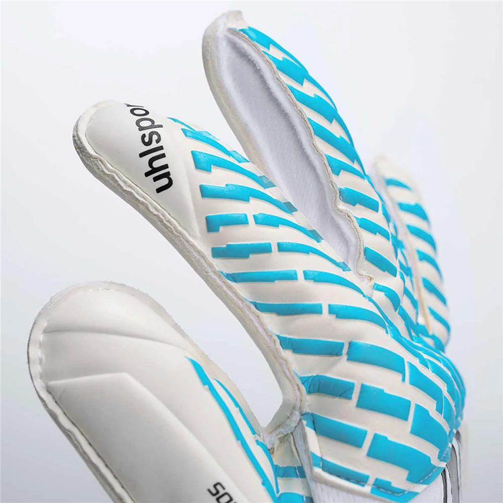 Uhlsport Kaleci Eldiveni Fm Cybertec Soft Pro 101138301 Beyaz Mavi Renk BEYAZ MAVİ