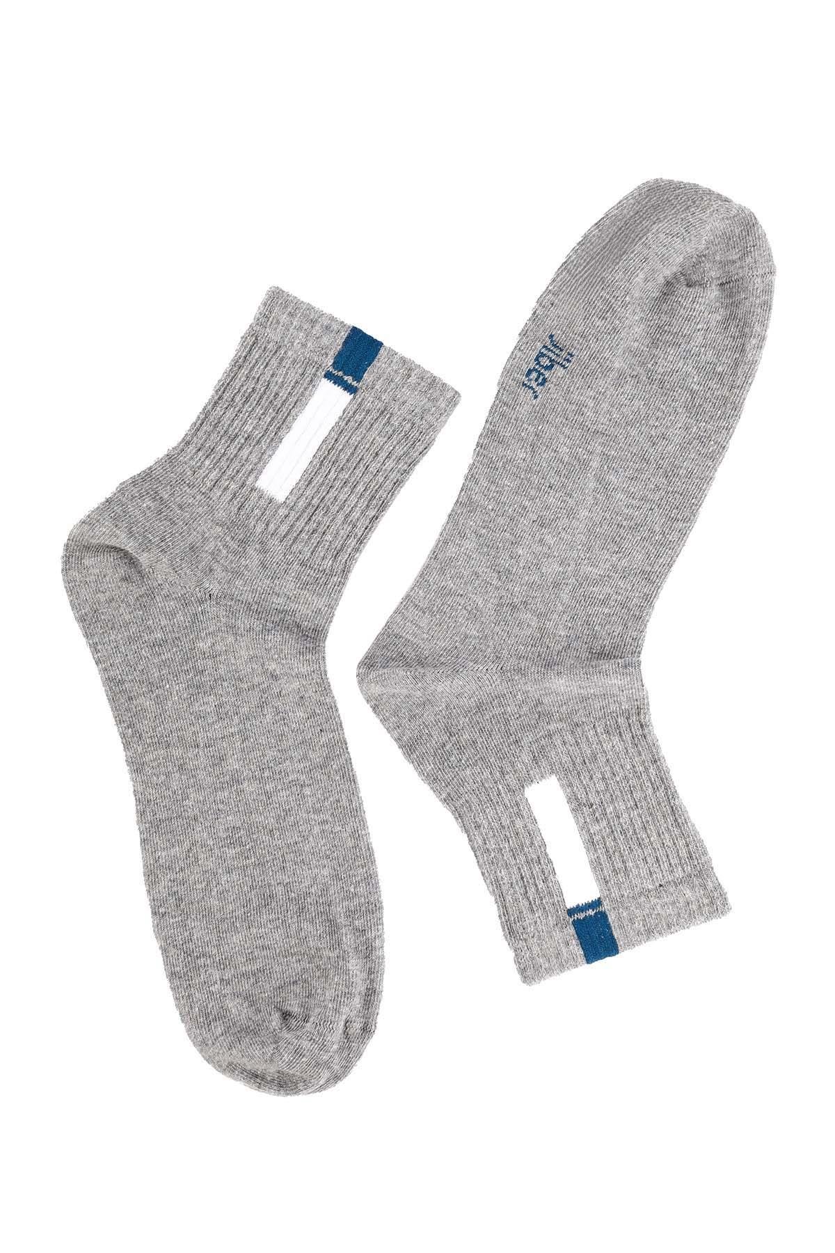 Erkek 4'lü Asorti Tenis Sport Çorap