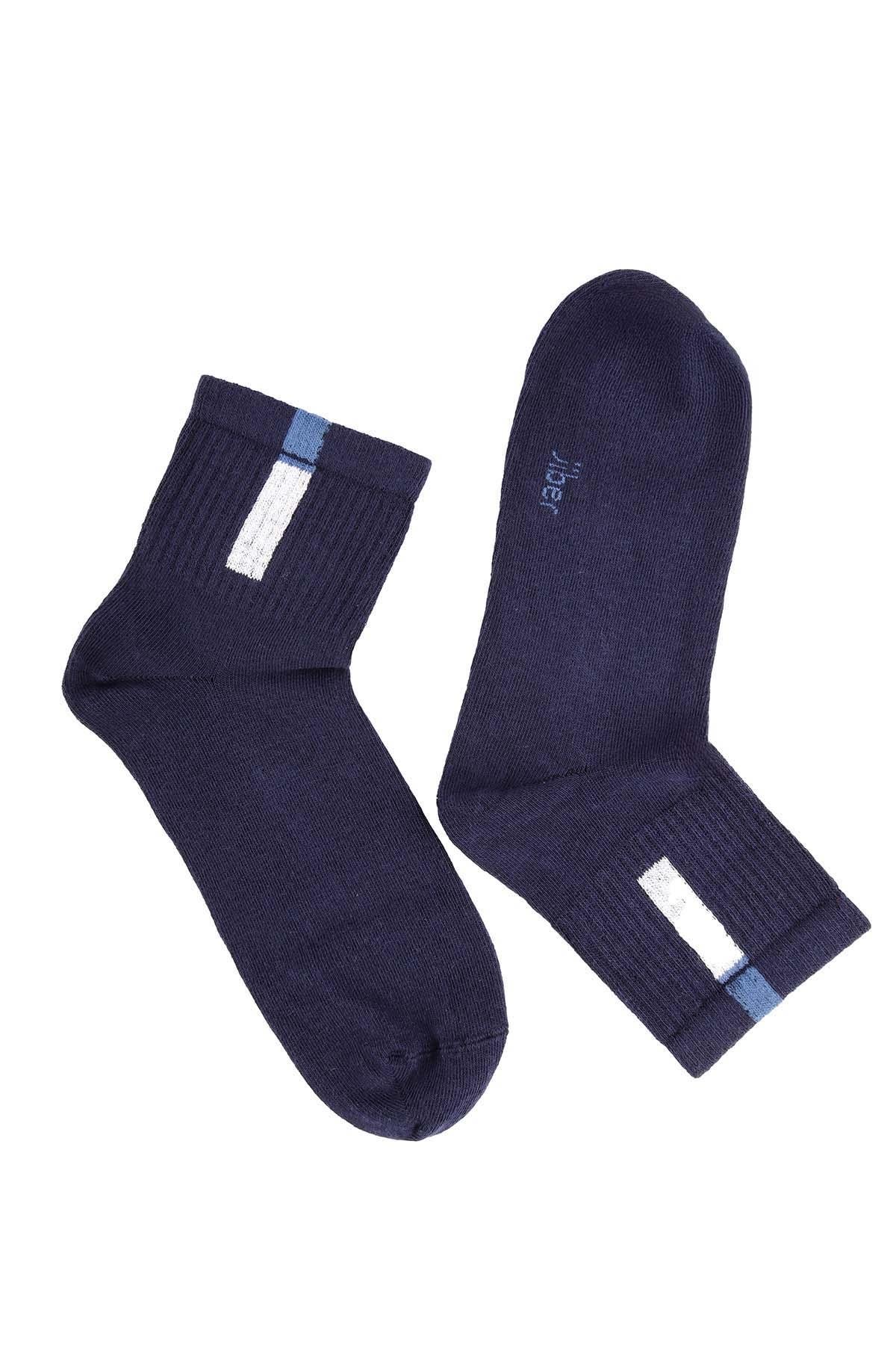 Erkek 4'lü Asorti Tenis Sport Çorap