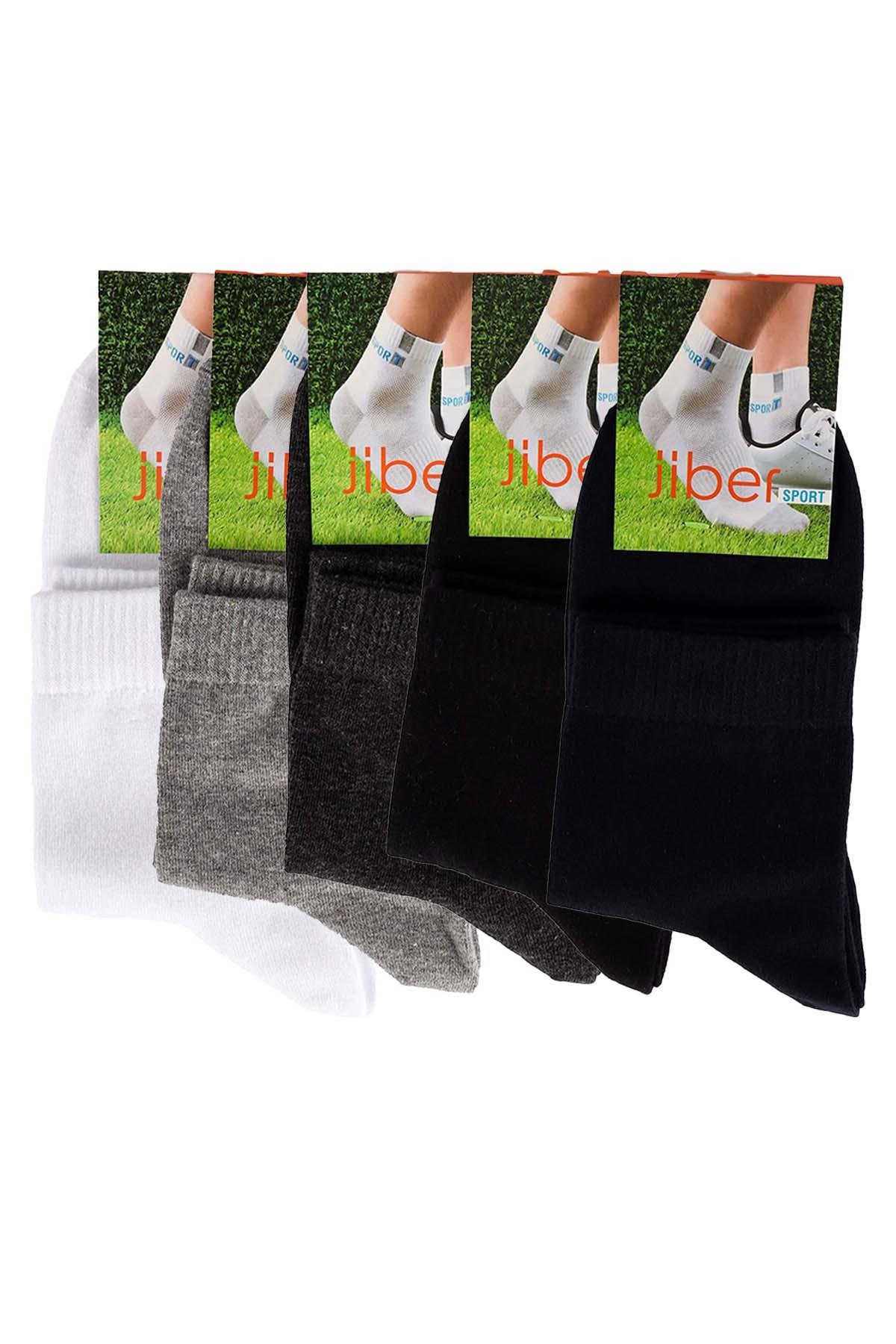 Erkek 5'li Asorti Pamuklu Patik Çorap 6040