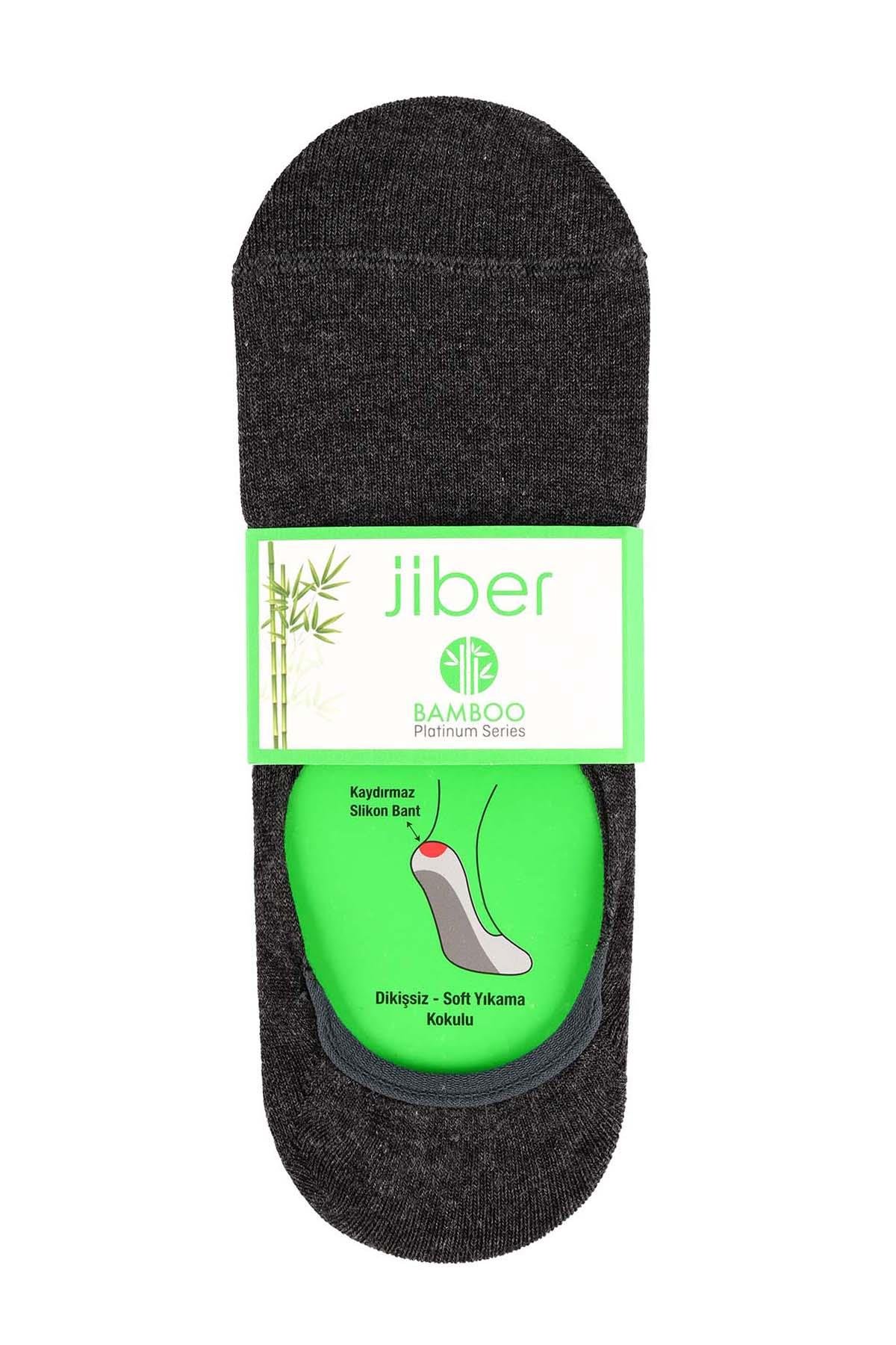 Erkek Antrasit Bambu Babet Çorap 7001