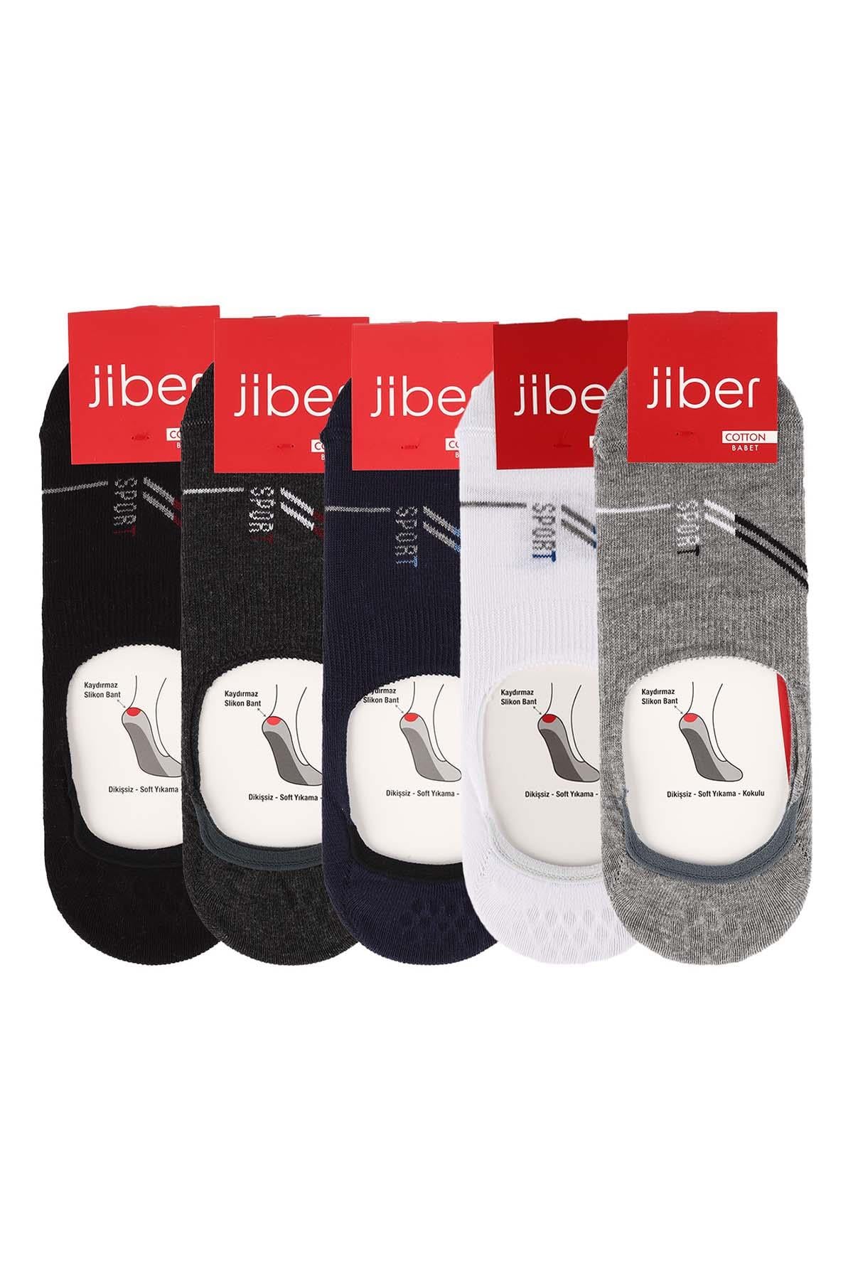 Erkek Asorti 5'li Pamuklu Babet Çorap 7119