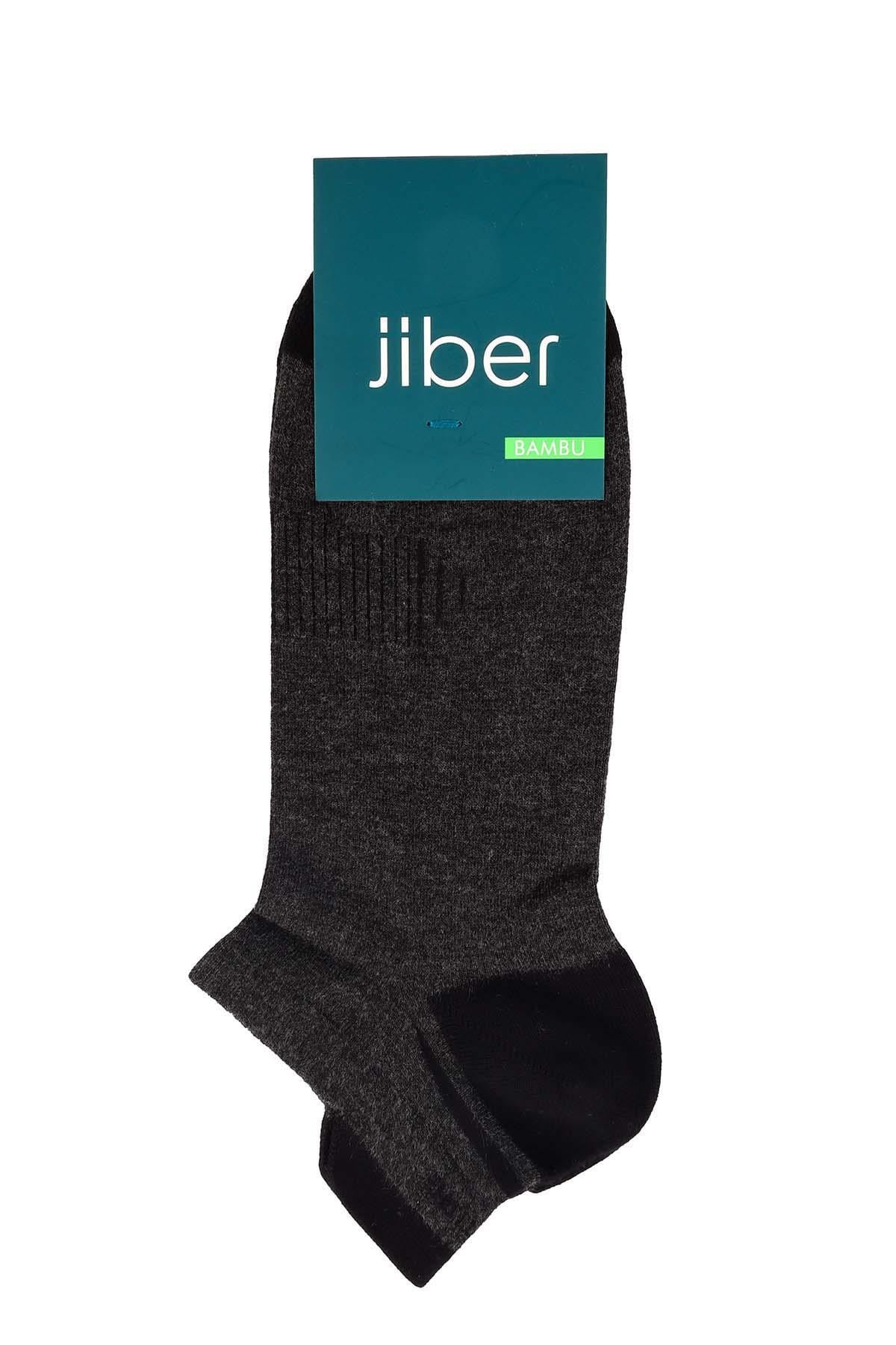 Erkek Bambu Antrasit Patik Çorap 6763