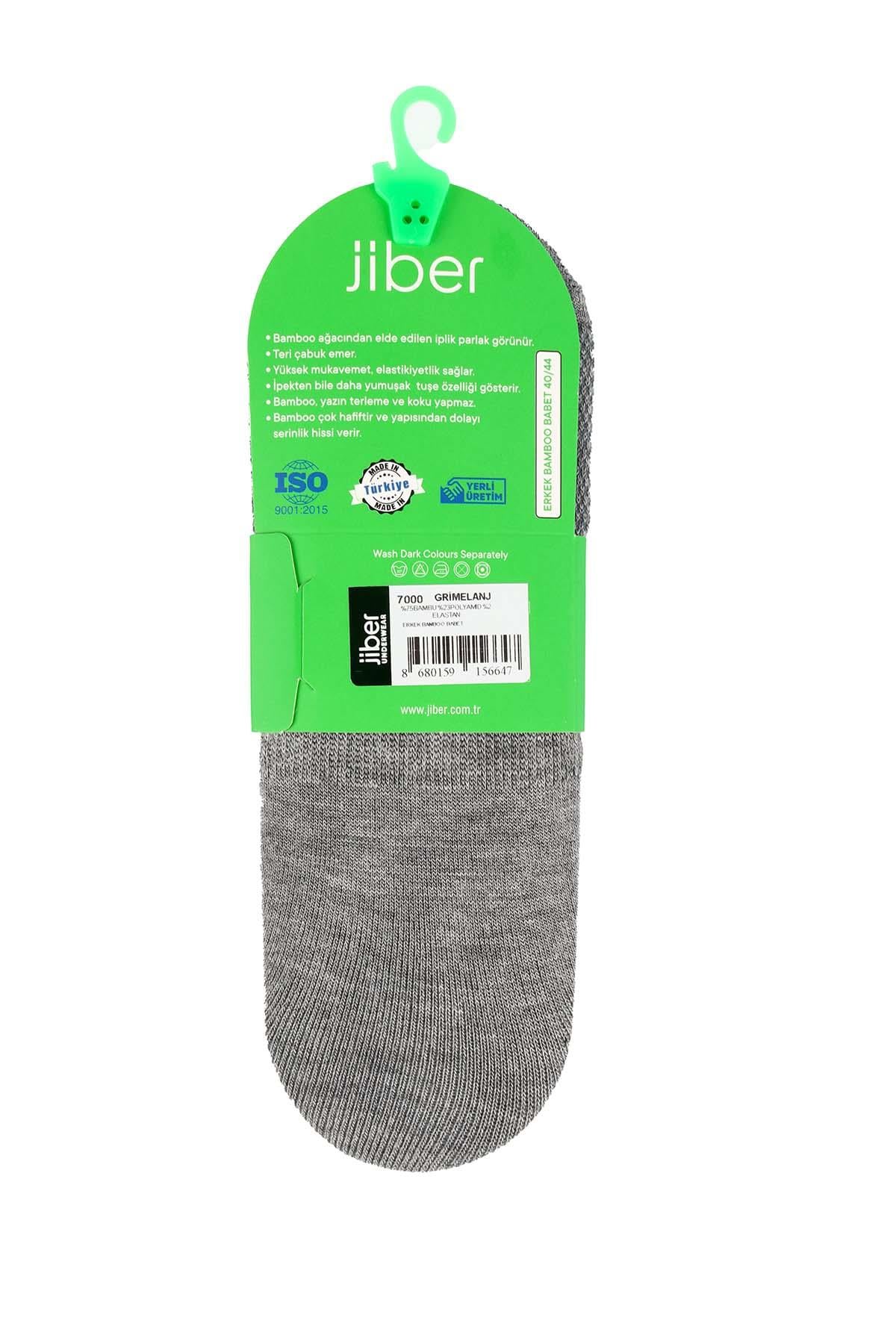 Erkek Bambu Grimelanj Babet Çorap 7000