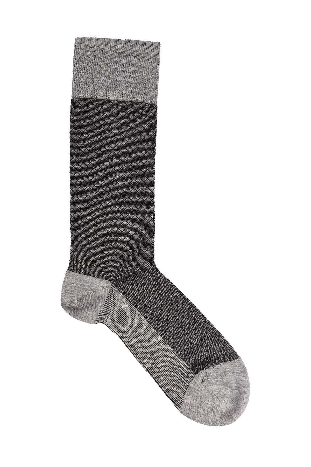 Erkek Bambu Likralı Çorap 5614 GRİMELANJ  JBR5614.000001