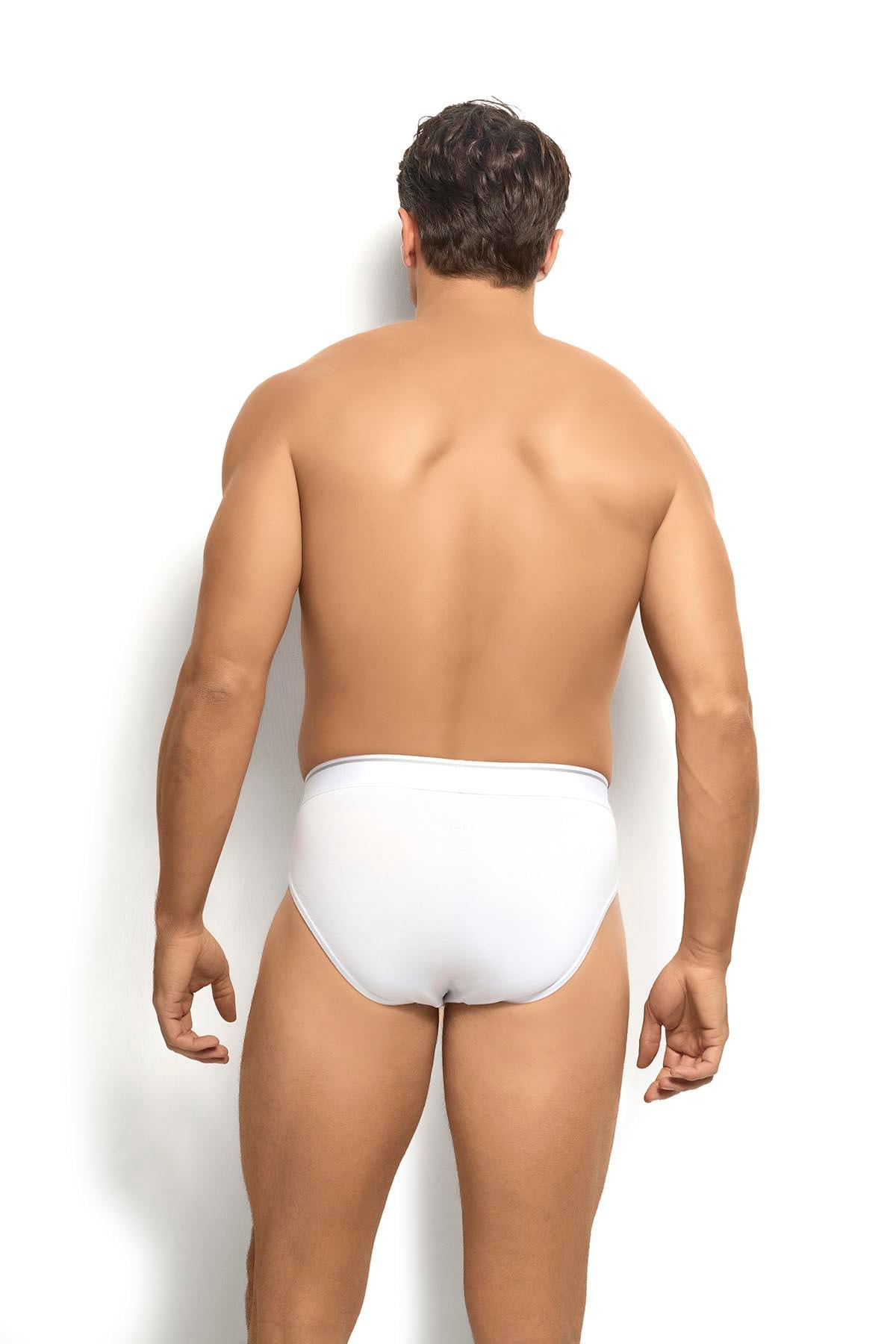 Erkek Beyaz Slip 3'lü Külot 150